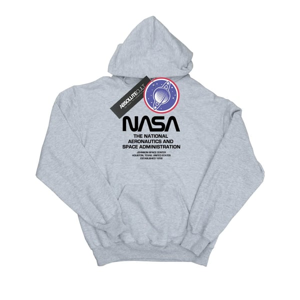 NASA Womens/Ladies Worm Blurb Hoodie