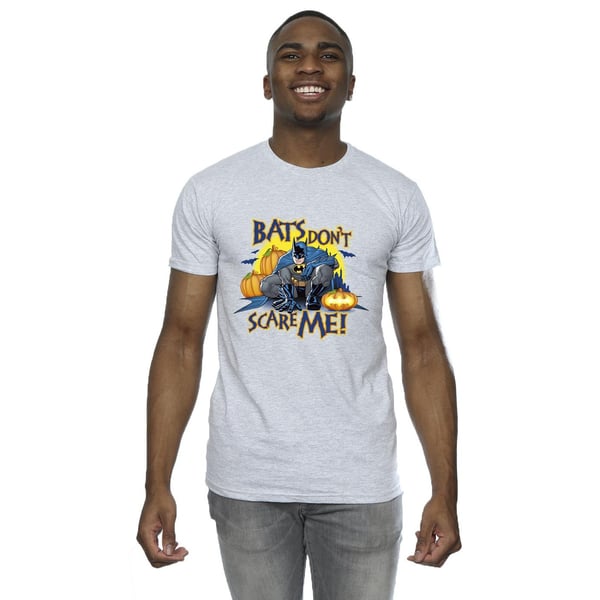 DC Comics Mens Batman Bats Don´t Scare Me T-Shirt
