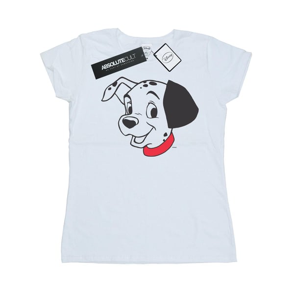 Disney Womens/Ladies 101 Dalmatians Dalmatian Head Cotton T-Shirt