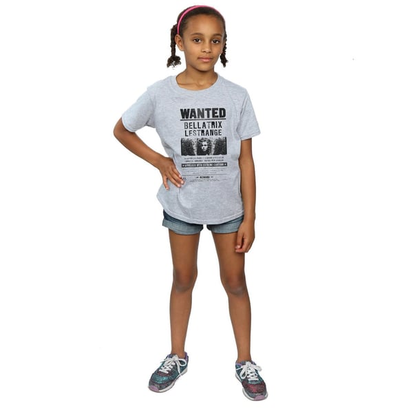 Harry Potter Flickor Bellatrix Lestrange Efterlyst Affisch T-Shirt i Bomull