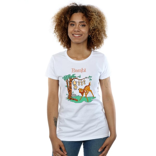 Disney Womens/Ladies Bambi Tilted Up Cotton T-Shirt