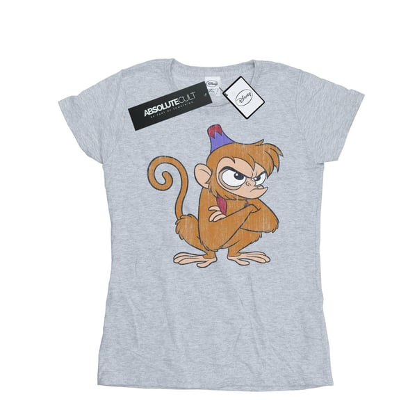 Disney Womens/Ladies Aladdin Classic Angry Abu Cotton T-Shirt