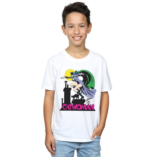 DC Comics Boys Catwoman Text Logo T-Shirt