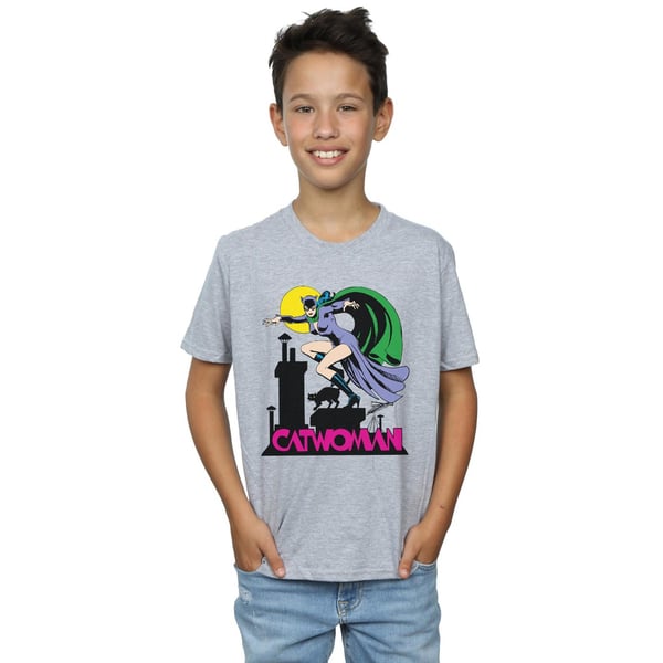 DC Comics Boys Catwoman Text Logo T-Shirt