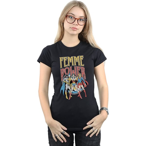DC Comics Womens/Ladies Femme Power Cotton Boyfriend T-Shirt