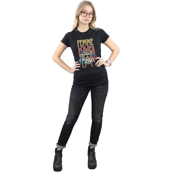 DC Comics Womens/Ladies Femme Power Cotton Boyfriend T-Shirt