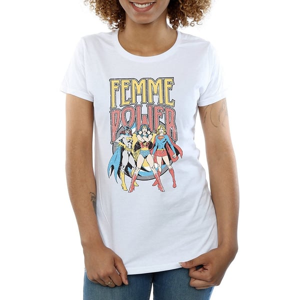 DC Comics Womens/Ladies Femme Power Cotton Boyfriend T-Shirt