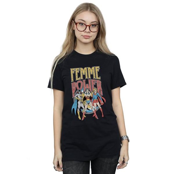 DC Comics Womens/Ladies Femme Power Cotton Boyfriend T-Shirt