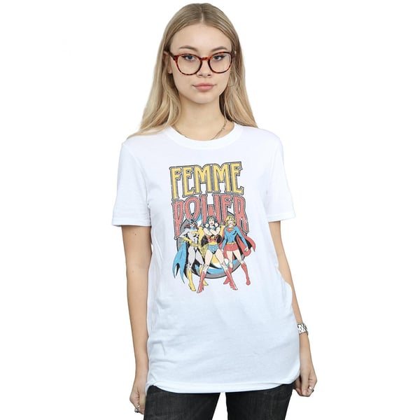 DC Comics Womens/Ladies Femme Power Cotton Boyfriend T-Shirt