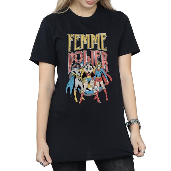 DC Comics Womens/Ladies Femme Power Cotton Boyfriend T-Shirt