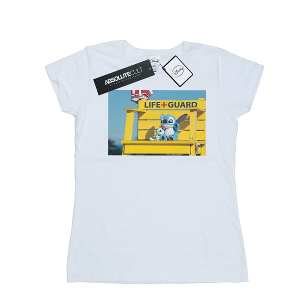 Disney Womens/Ladies Lilo And Stitch Life Guard Cotton T-Shirt