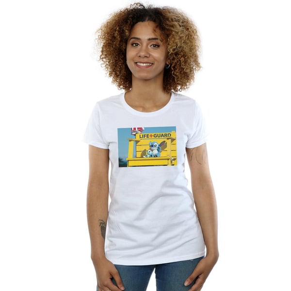 Disney Womens/Ladies Lilo And Stitch Life Guard Cotton T-Shirt