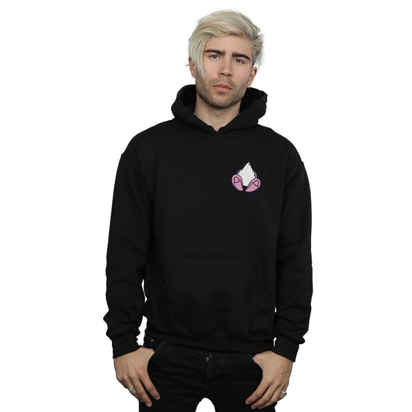 Disney Mens Daisy Duck Backside Breast Print Hoodie
