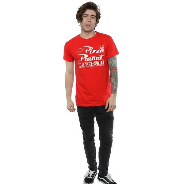 Toy Story Mens Pizza Planet Cotton T-Shirt