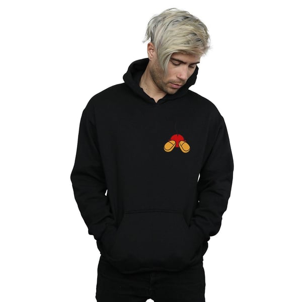 Disney Mens Mickey Mouse Backside Breast Print Hoodie