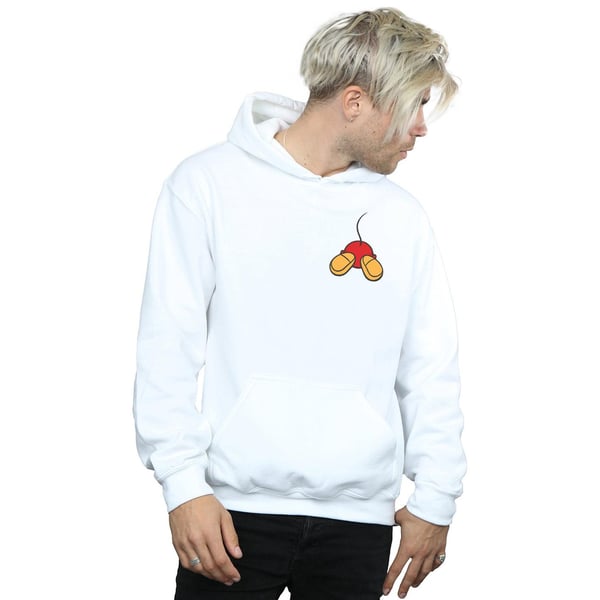 Disney Mens Mickey Mouse Backside Breast Print Hoodie