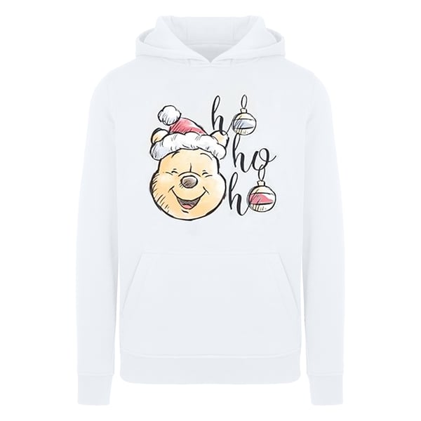 Disney Womens/Ladies Winnie The Pooh Ho Ho Ho Baubles Hoodie