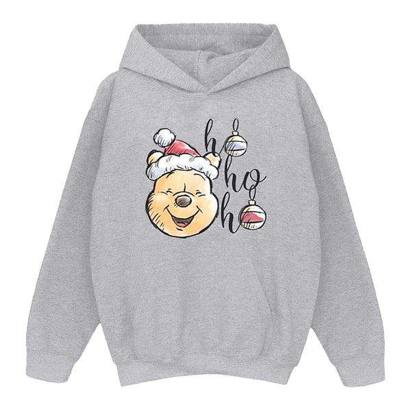Disney Womens/Ladies Winnie The Pooh Ho Ho Ho Baubles Hoodie