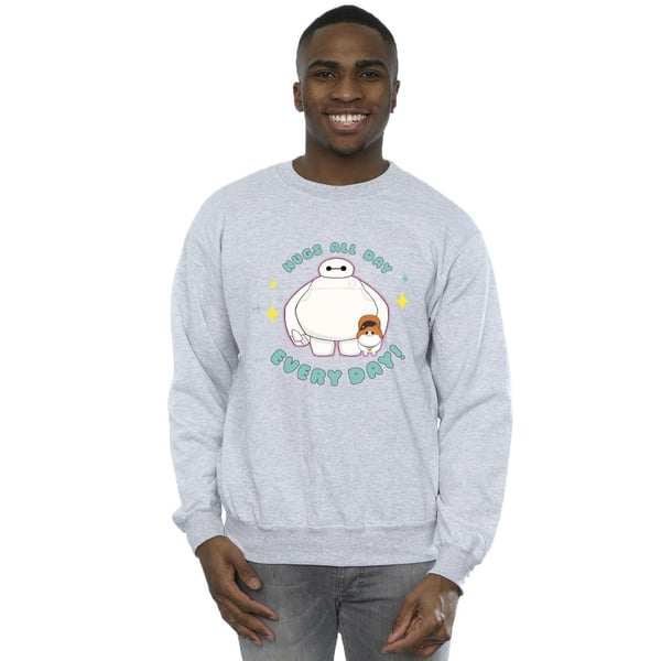 Disney Mens Big Hero 6 Baymax Hugs Everyday Sweatshirt