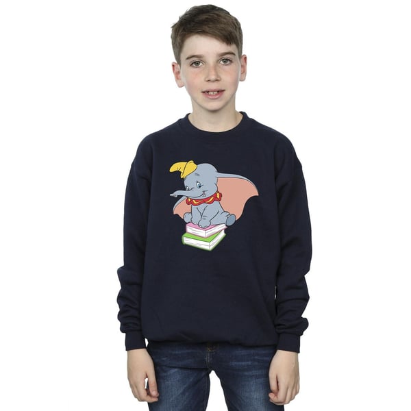 Disney Boys Dumbo Sitting On Books Sweatshirt