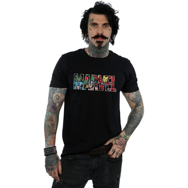 Marvel Comics Mens Characters Cotton T-Shirt