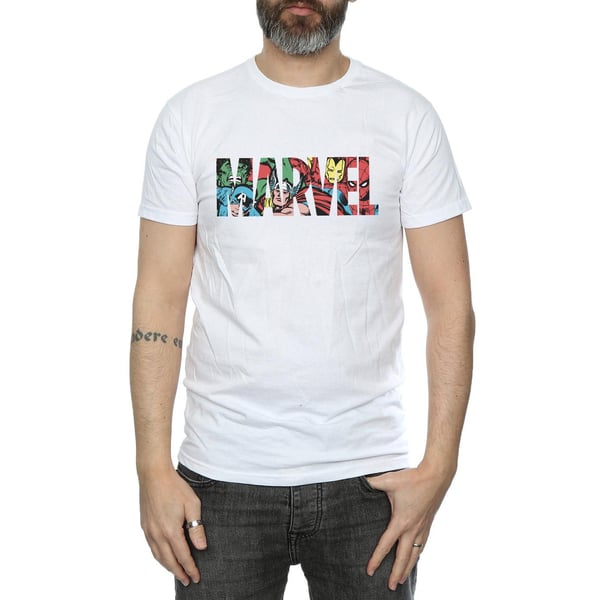 Marvel Comics Mens Characters Cotton T-Shirt