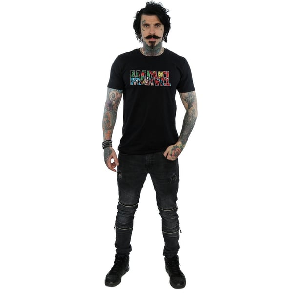 Marvel Comics Mens Characters Cotton T-Shirt