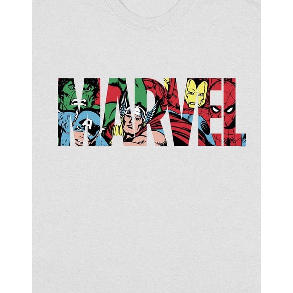 Marvel Comics Mens Characters Cotton T-Shirt