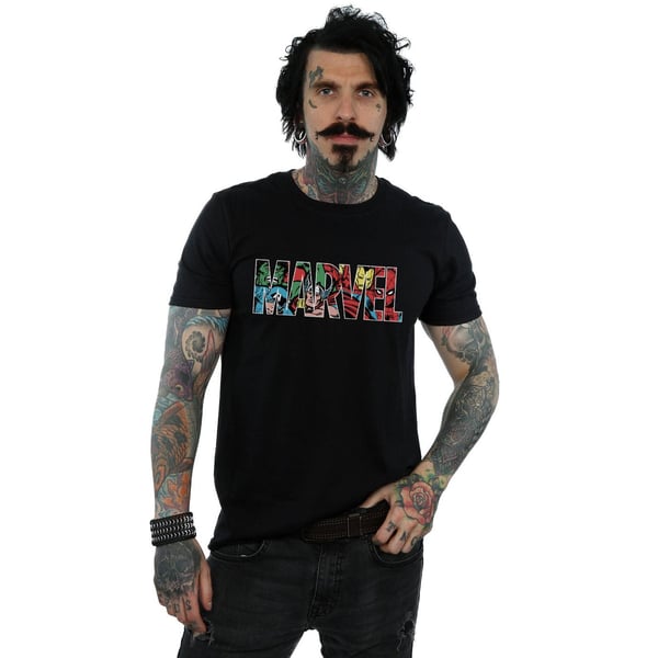 Marvel Comics Mens Characters Cotton T-Shirt