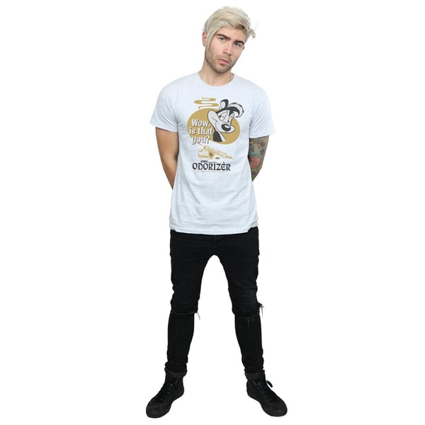 Looney Tunes Mens Odorizer Pepe Le Pew Cotton T-Shirt