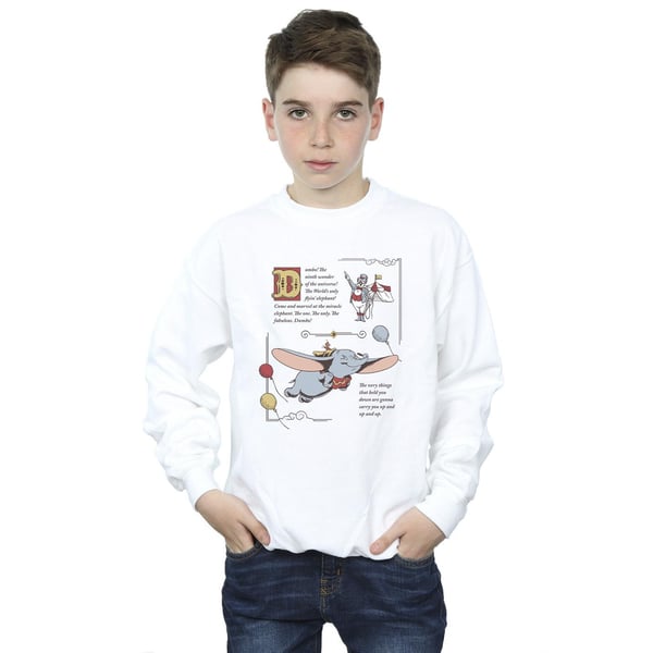 Disney Boys Dumbo Story Book Page Sweatshirt