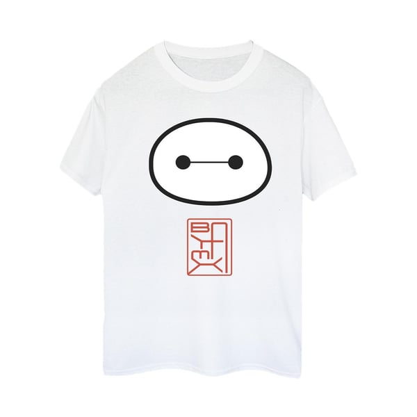 Disney Womens/Ladies Big Hero 6 Baymax Icon Cotton Boyfriend T-Shirt