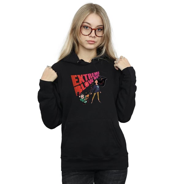 Disney Womens/Ladies Wreck It Ralph Pocahontas And Vanellope Hoodie