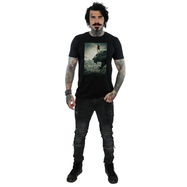 Marvel Mens Black Panther Poster T-Shirt