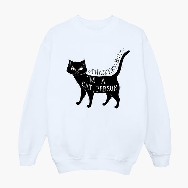 Disney Womens/Ladies Hocus Pocus A Cat Person Sweatshirt
