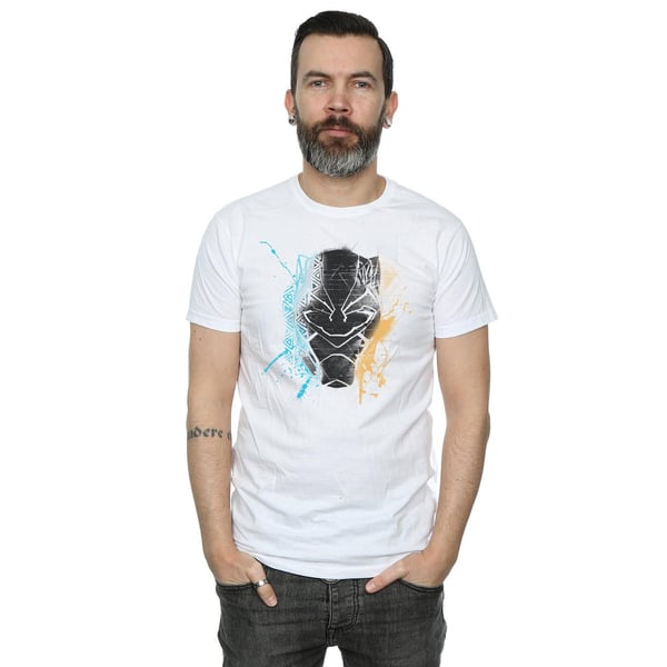 Marvel Mens Black Panther Splash T-Shirt