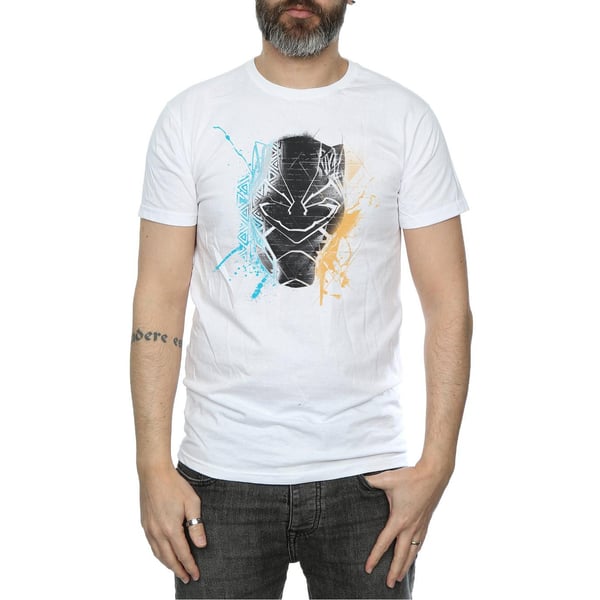 Marvel Mens Black Panther Splash T-Shirt