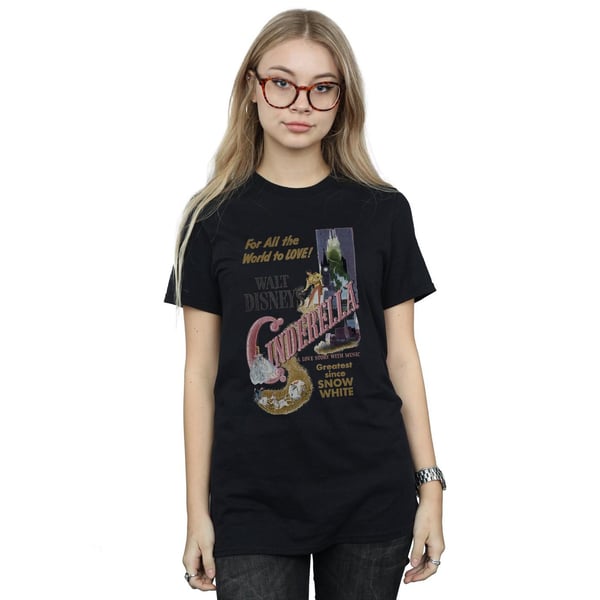 Cinderella Womens/Ladies Poster Cotton Boyfriend T-Shirt