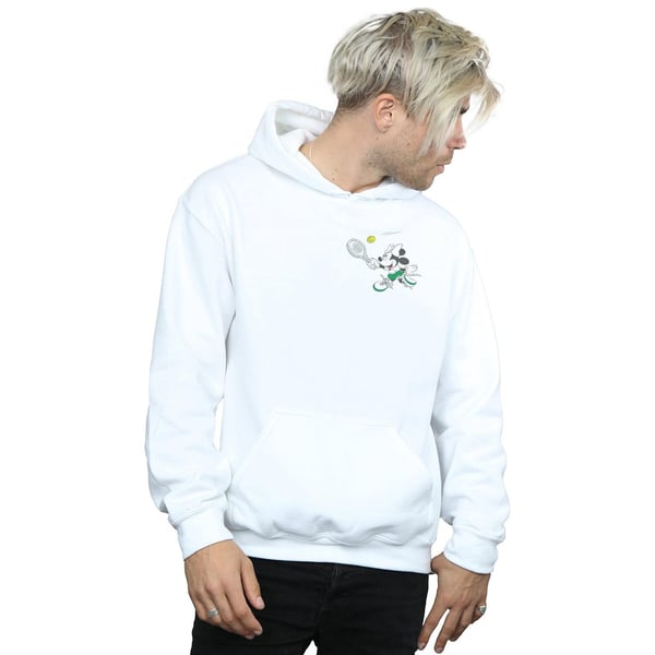 Disney Mens Minnie Mouse Tennis Breast Print Hoodie