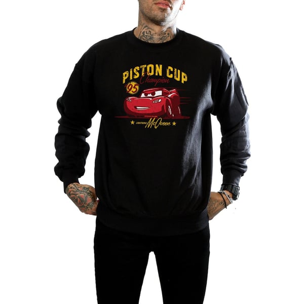 Disney Mens Cars Piston Cup Champion Sweatshirt