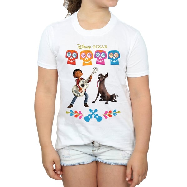 Coco Girls Miguel Logo Cotton T-Shirt