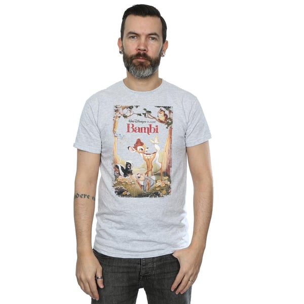 Bambi Mens Retro Poster T-Shirt