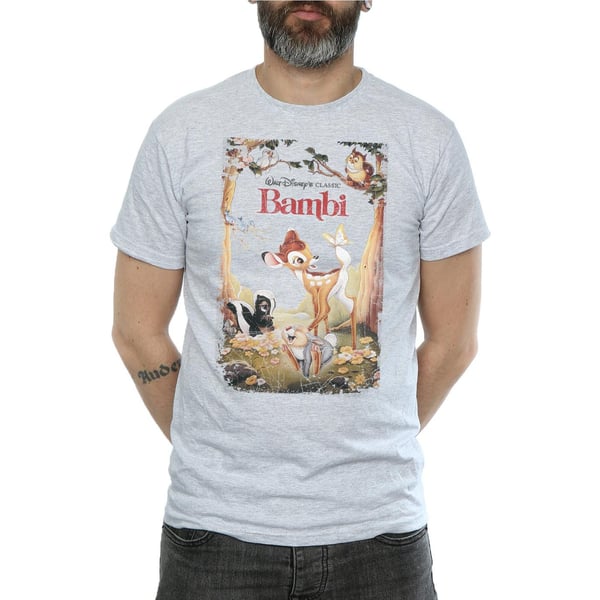 Bambi Mens Retro Poster T-Shirt