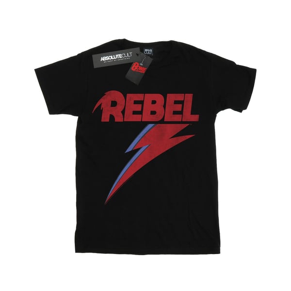 David Bowie Girls Distressed Rebel Cotton T-Shirt