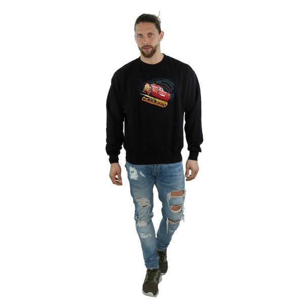 Disney Mens Cars Lightning McQueen Sweatshirt