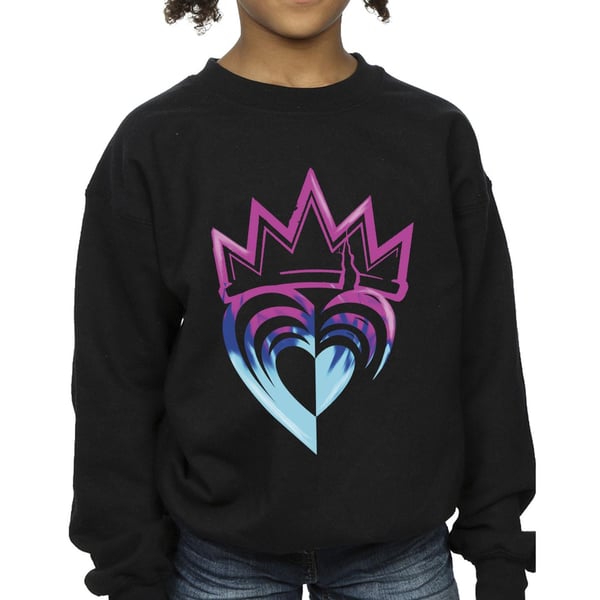 Disney Girls Descendants Pink Crown Sweatshirt