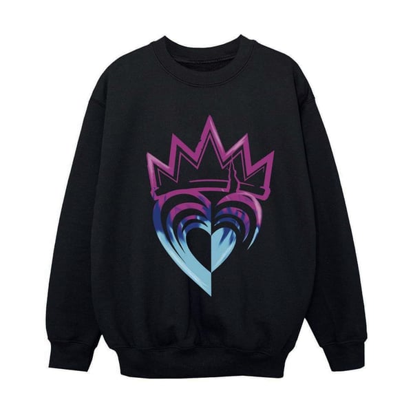 Disney Girls Descendants Pink Crown Sweatshirt
