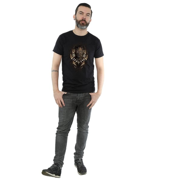 Marvel Mens Black Panther Gold Killmonger T-Shirt