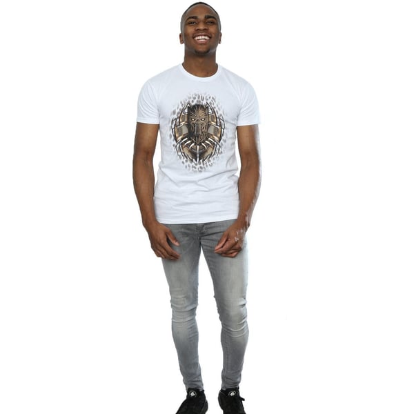 Marvel Mens Black Panther Gold Killmonger T-Shirt