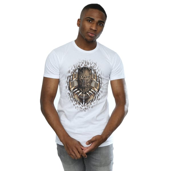 Marvel Mens Black Panther Gold Killmonger T-Shirt